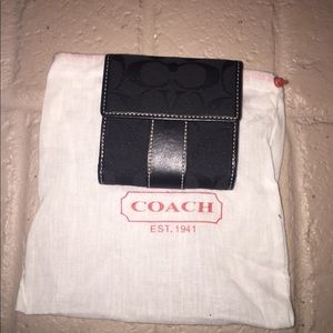 Coach Signature Bi-Fold Wallet